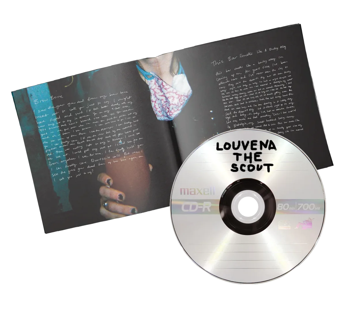 Louvena the Scout CD and lyric booklet