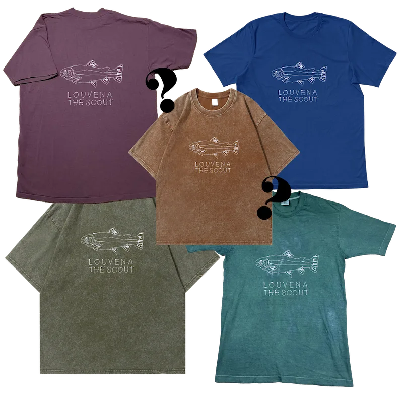 mystery color Louvena the Scout t-shirt